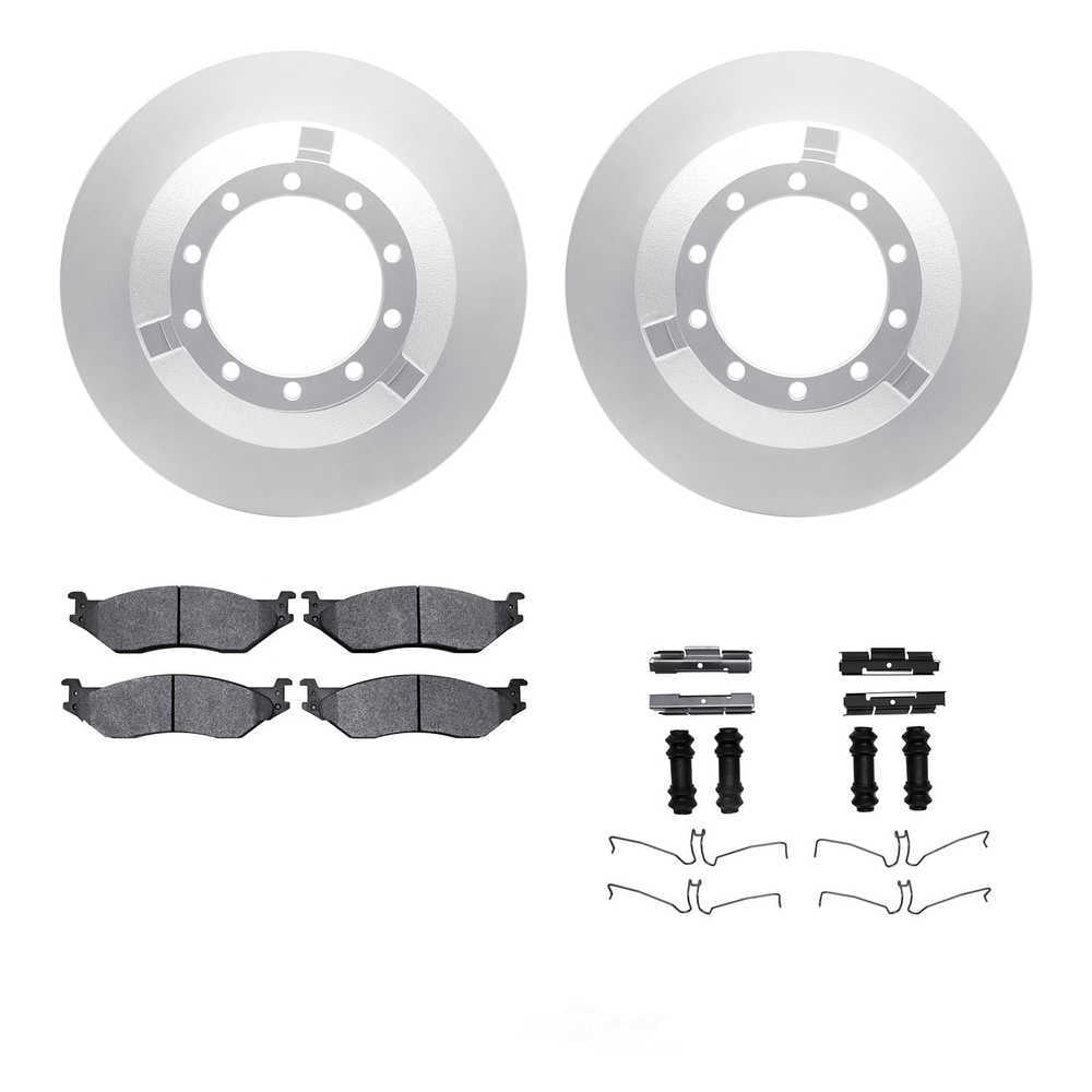 Dynamic Friction Company 4412-54022 DFC Geospec Rotors with Ultimate Duty Performance Brake Pads