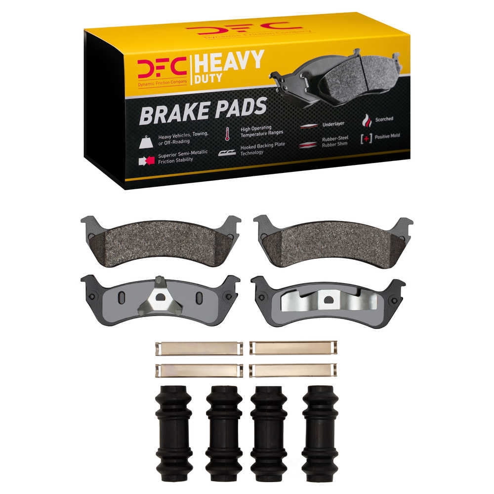 Dynamic Friction Company 1214-0667-01 DFC Heavy Duty Pads and Hardware Kit