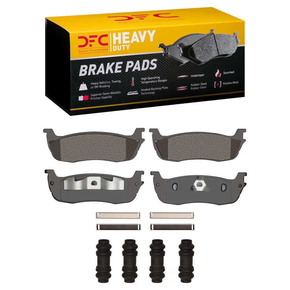 Dynamic Friction Company 1214-0711-01 DFC Heavy Duty Pads and Hardware Kit
