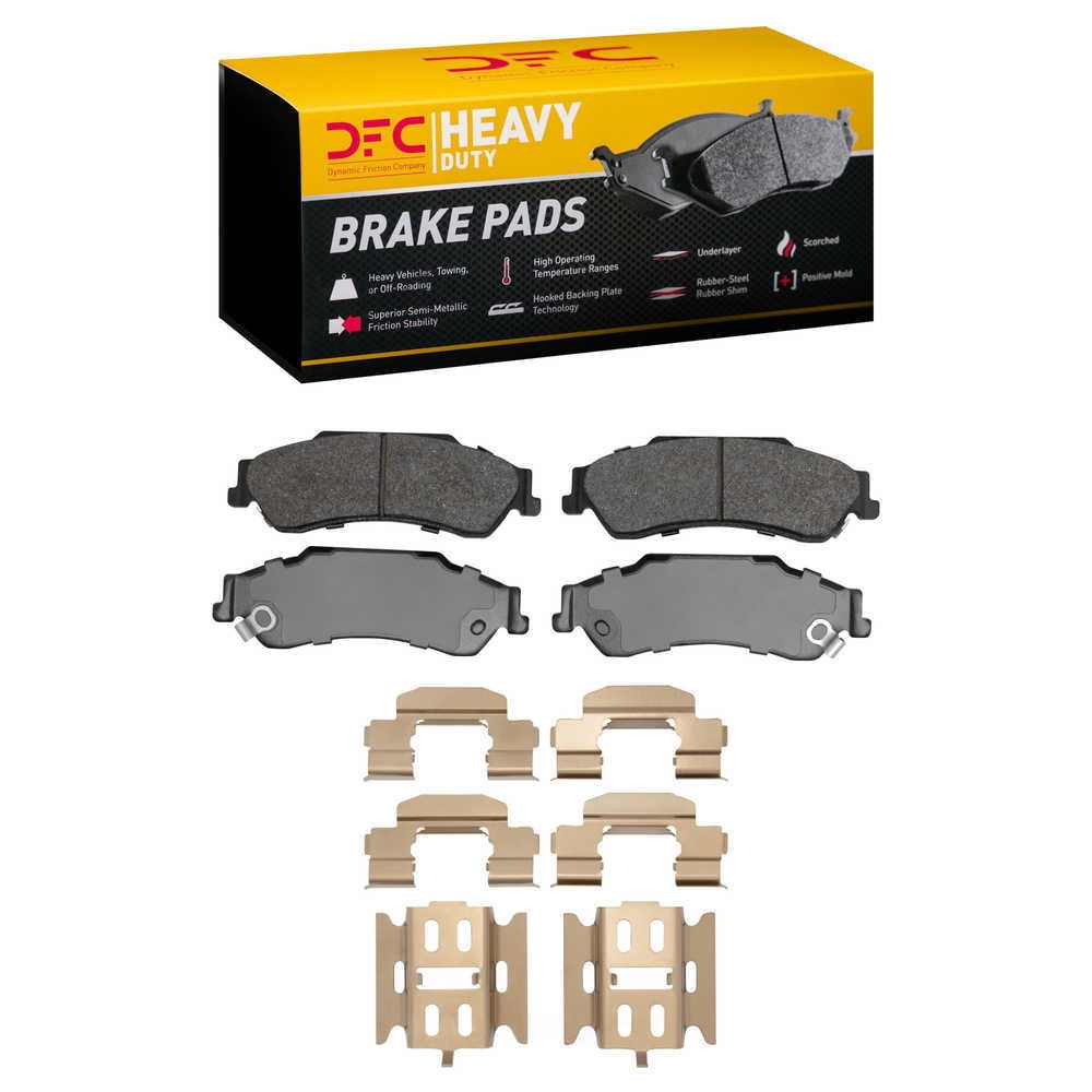 Dynamic Friction Company 1214-0729-01 DFC Heavy Duty Pads and Hardware Kit