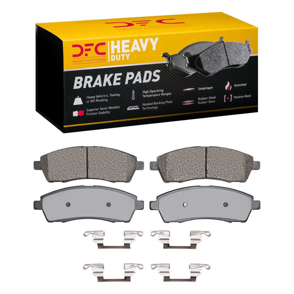 Dynamic Friction Company 1214-0757-01 DFC Heavy Duty Pads and Hardware Kit