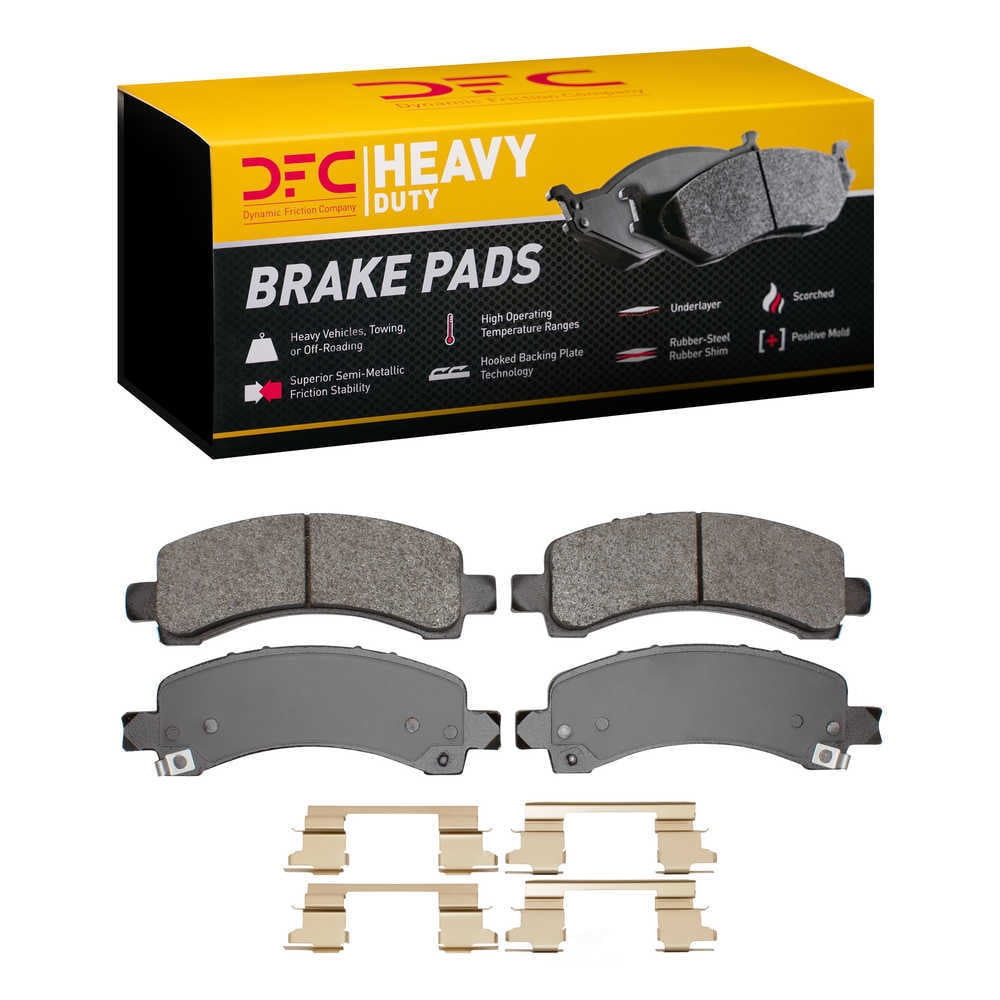 Dynamic Friction Company 1214-0974-01 DFC Heavy Duty Pads and Hardware Kit
