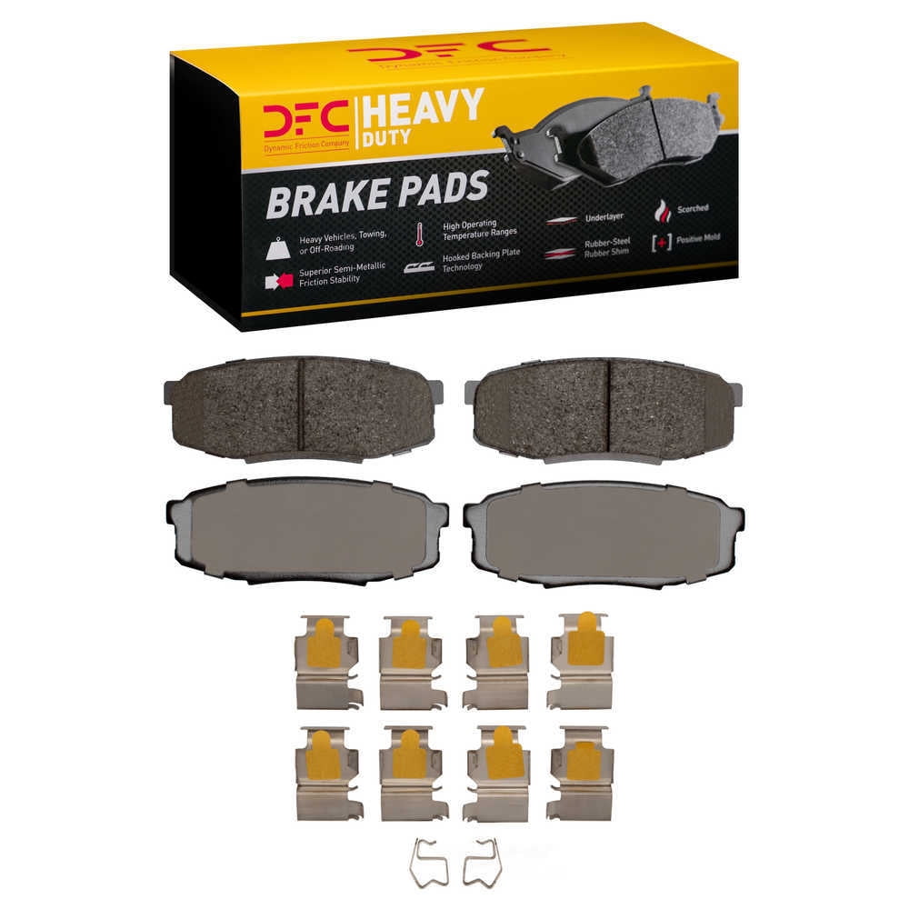 Dynamic Friction Company 1214-1304-01 DFC Heavy Duty Pads and Hardware Kit