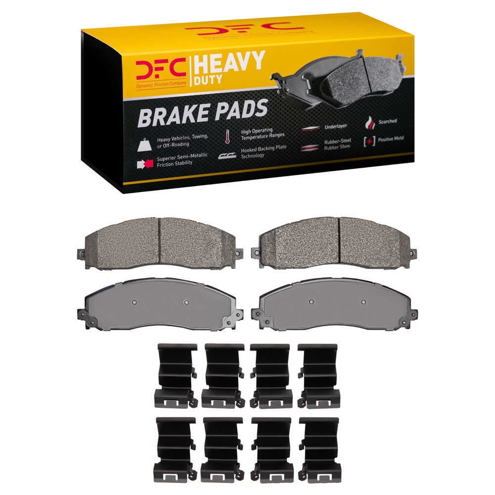 Dynamic Friction Company 1214-1691-01 DFC Heavy Duty Pads and Hardware Kit