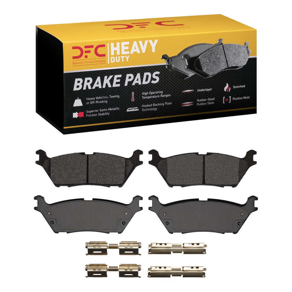 Dynamic Friction Company 1214-1790-01 DFC Heavy Duty Pads and Hardware Kit