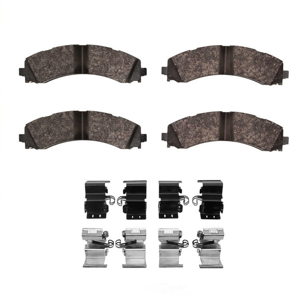 Dynamic Friction Company 1214-2224-01 DFC Heavy Duty Pads and Hardware Kit