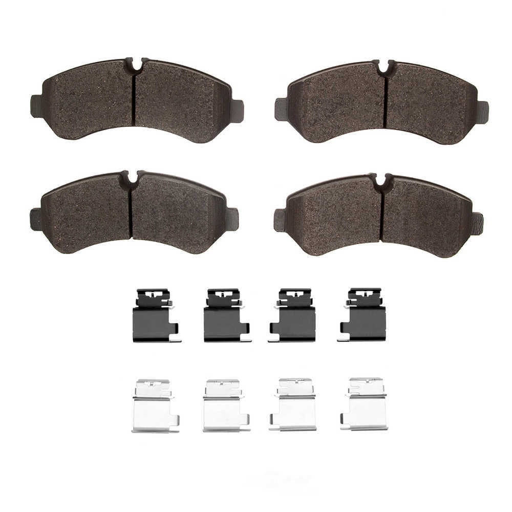Dynamic Friction Company 1214-2236-01 DFC Heavy Duty Pads and Hardware Kit
