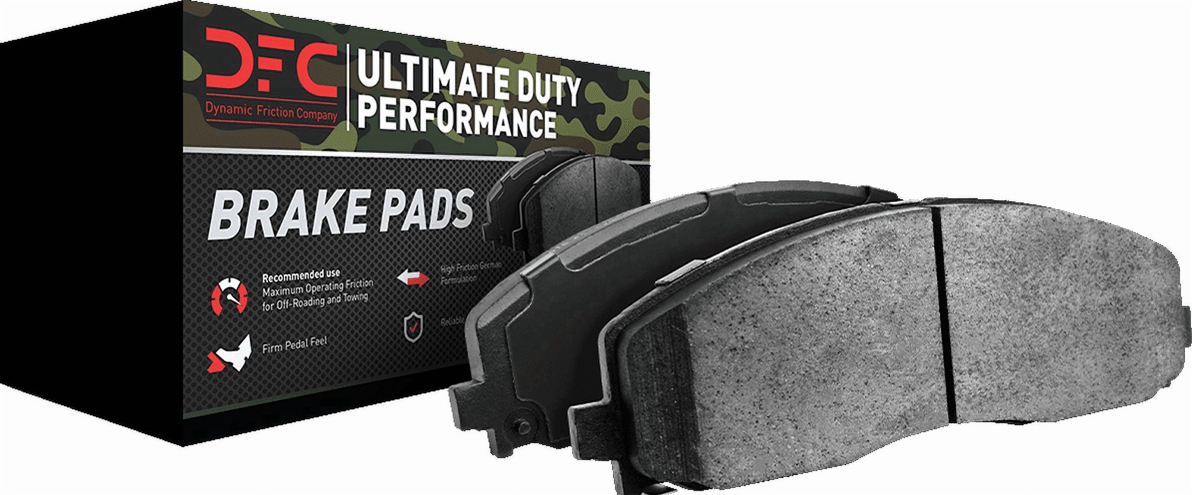 Dynamic Friction Company Rear Ultimate Duty Performance Brake Pads 1400-2233-00