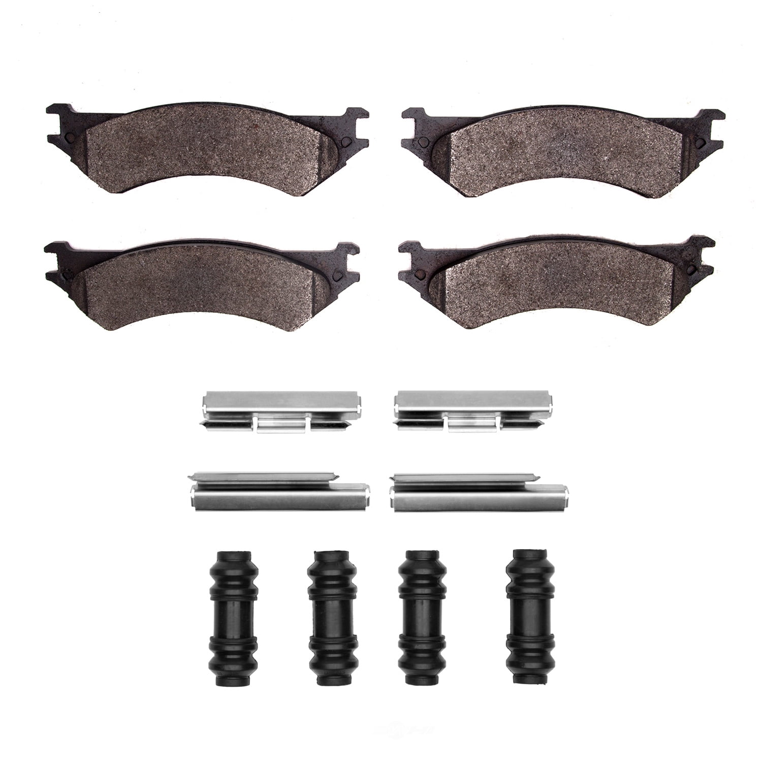 Dynamic Friction Company 1400-0802-01 DFC Ultimate Duty Performance Brake Pads and Hardware Kit