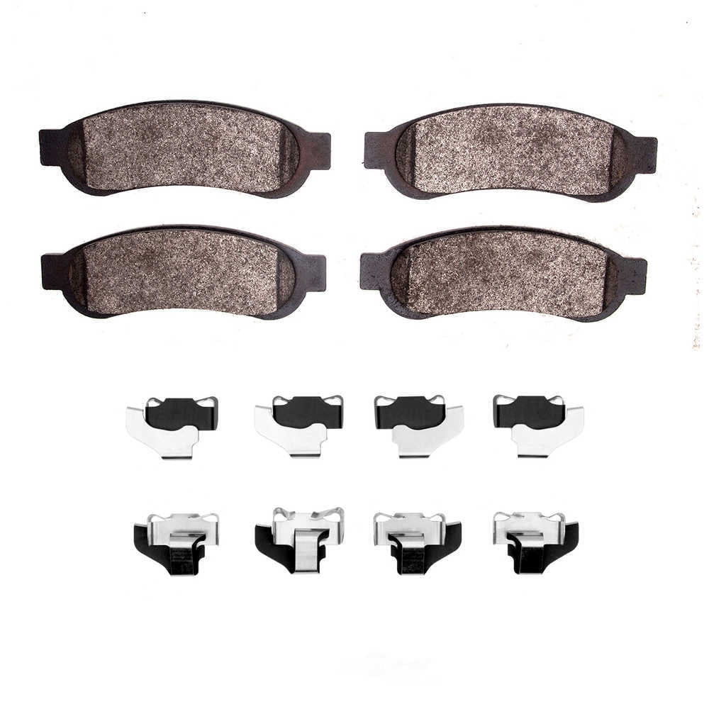 Dynamic Friction Company 1400-1334-02 DFC Ultimate Duty Performance Brake Pads and Hardware Kit