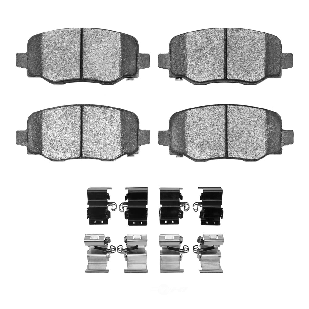 Dynamic Friction Company 1400-1734-01 DFC Ultimate Duty Performance Brake Pads and Hardware Kit