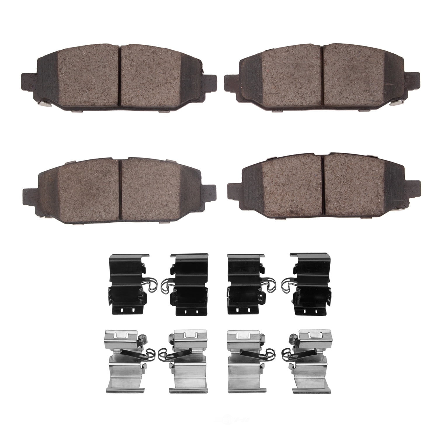 Dynamic Friction Company 1400-2186-01 DFC Ultimate Duty Performance Brake Pads and Hardware Kit