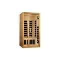 thumbnail image 1 of Dynamic Saunas Gracia 1-2-person Low EMF (Under 8MG) FAR Infrared Sauna (Canadian Hemlock), 1 of 6