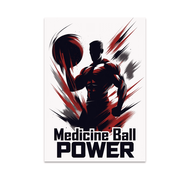 Dynamic Gym Training Scene - Fitness Enthusiast - 13x19 Poster Print