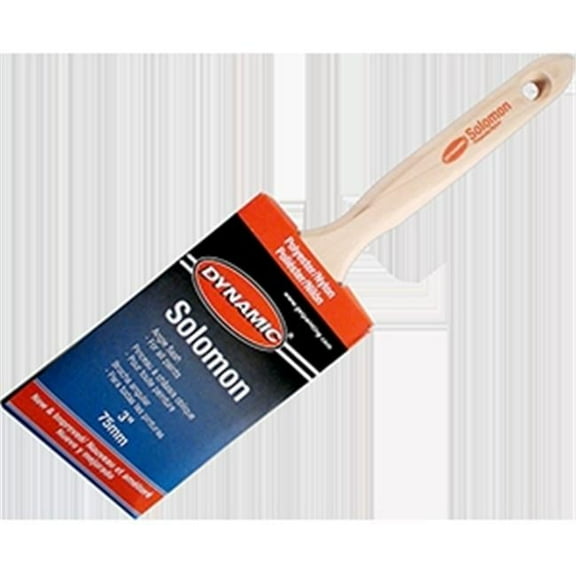 Dynamic HB199107 3 in. Solomon Angled Polyester Nylon Brush