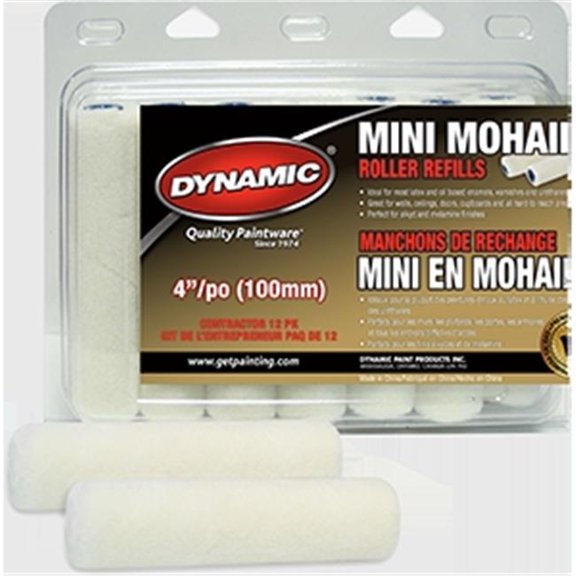 Dynamic HM005401 6 in. Mini Mohair Refill - 12 Pack