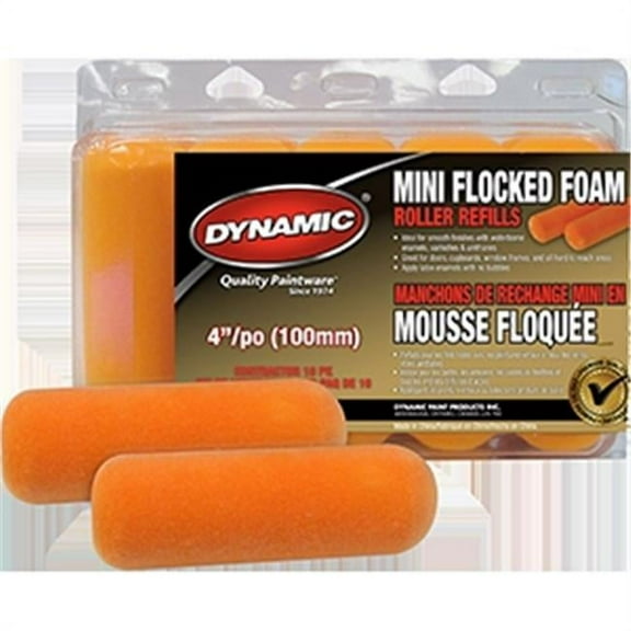 Dynamic HM005503 6 in. Mini Flocked Foam Refill - 2 Pack