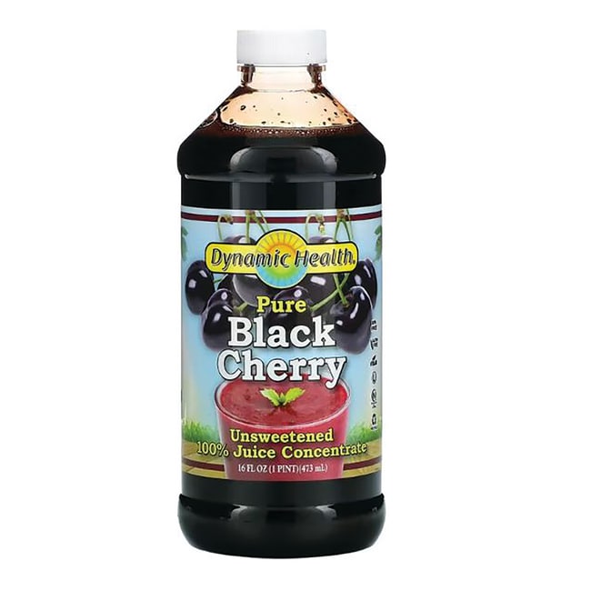 Dynamic Health 100% Pure Black Cherry Juice Concentrate | No Additives | Antioxidant | Urinary Tract & Joint Support | 16 Servings (Packaging Varies) - image 1 of 2