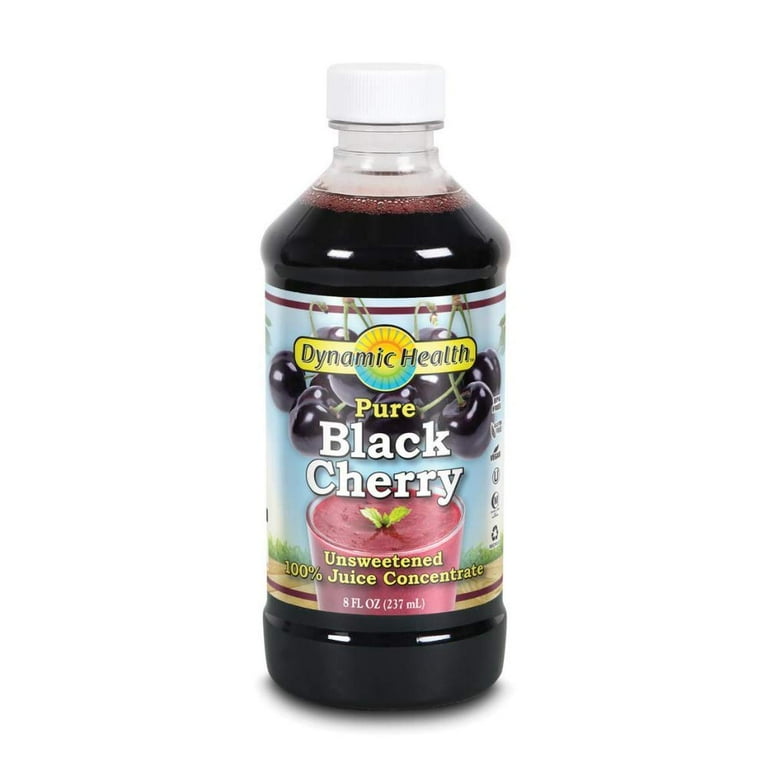 Dynamic Health 100 Pure Black Cherry Juice Concentrate No Additives Antioxidant Urinary Tract Joint Support 8 Fl Oz Walmart