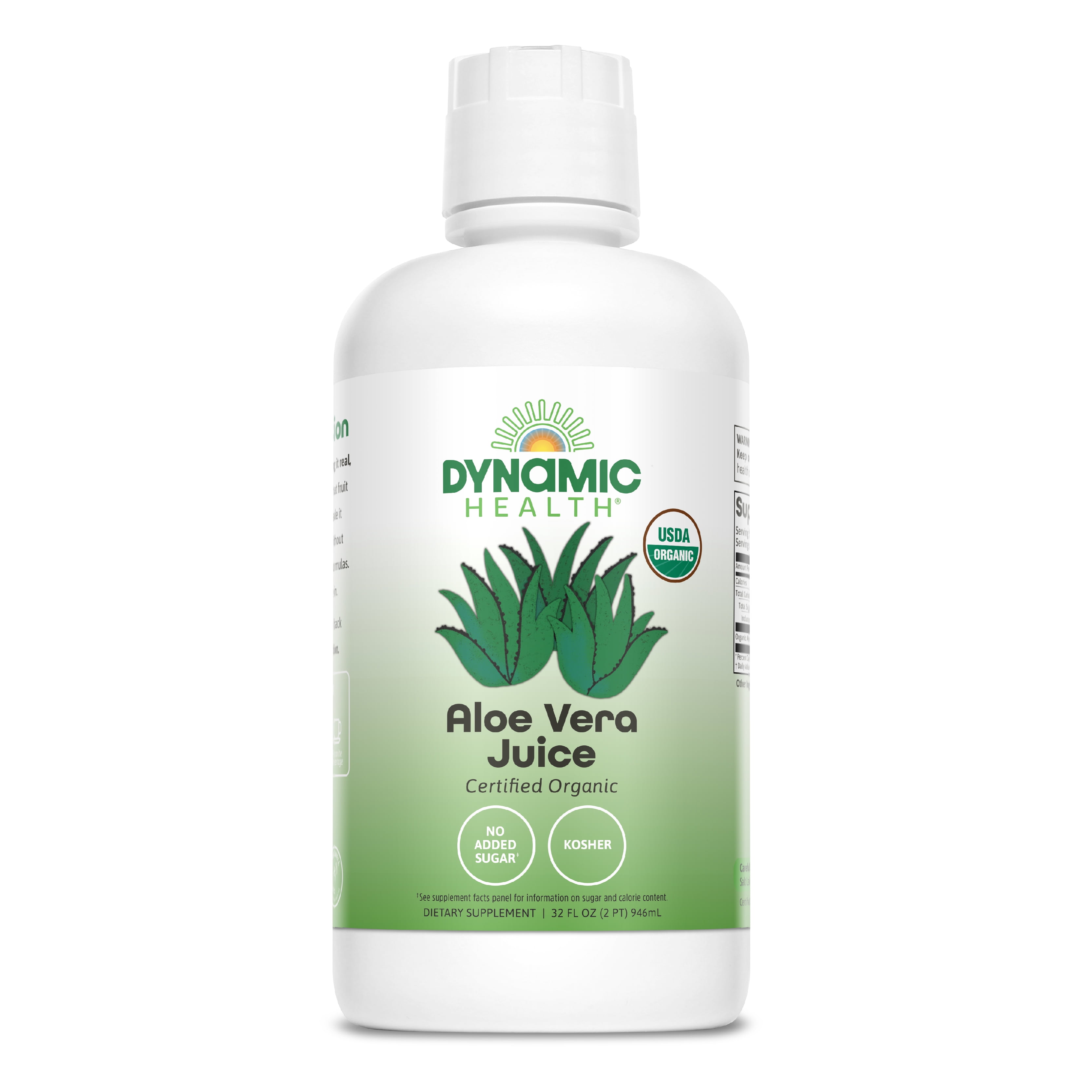 Dynamic Health Aloe Vera Juice, Organic (32 Fl Oz)