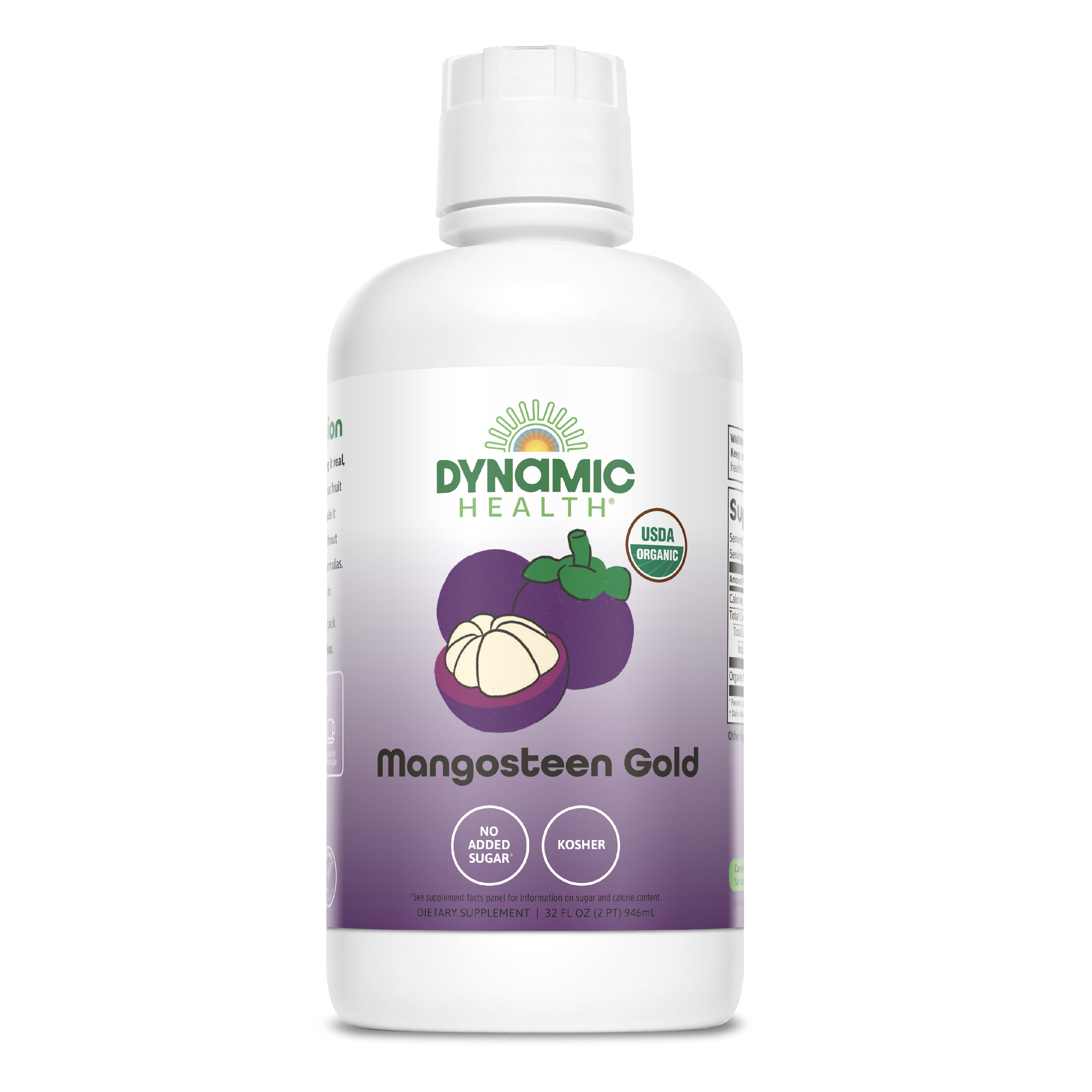 nuessence glutathione with mangosteen Dynamic Health Gold, Organic Mangosteen 100% Juice, No Additives, Antioxidant, Vegan, Gluten Free, Non-GMO, 32 Fl oz Orally Active