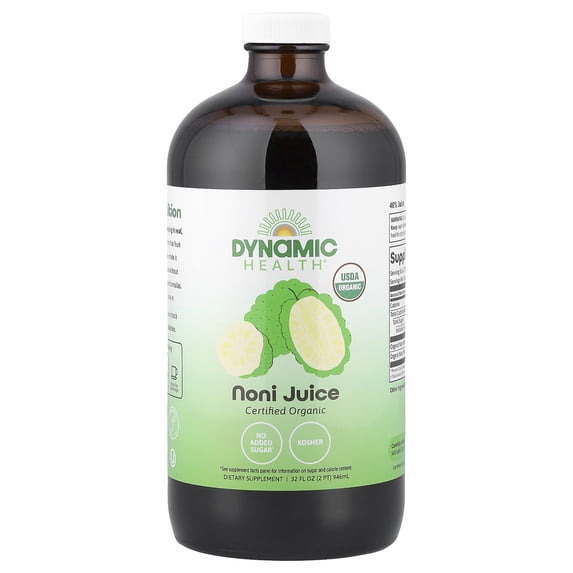 Dynamic Health Certified Organic Noni Juice, 32 fl oz (946 ml)