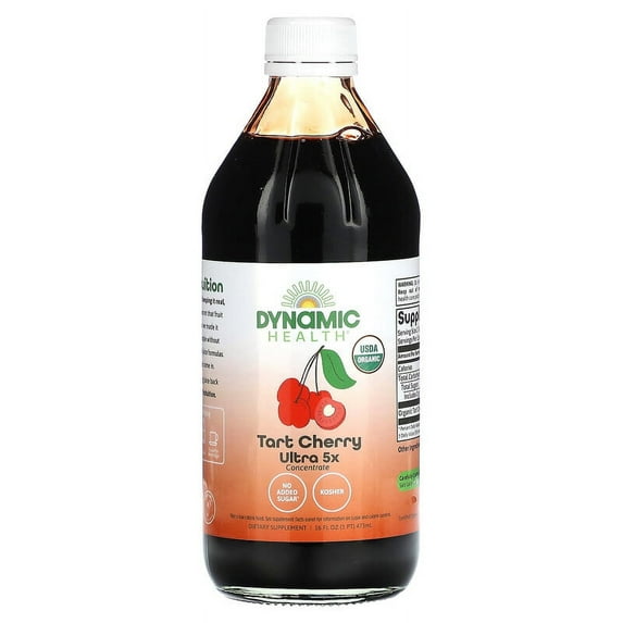 Dynamic Health Once Daily Tart Cherry 100% Juice Concentrate -- 16 fl oz Pack of 3