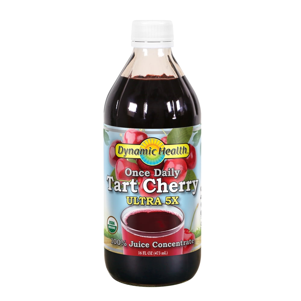 how much tart cherry juice per day