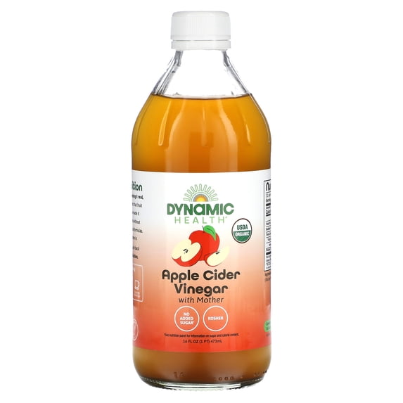 Dynamic Health Organic Apple Cider Vinegar with Mother - 16 fl oz