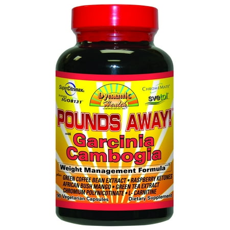 Dynamic Health Pounds Away Garcinia Cambogia - 90 Vegetarian Capsules