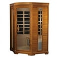 thumbnail image 1 of Dynamic Heming 2-person Corner Low EMF (Under 8MG) FAR Infrared Sauna (Canadian Hemlock), 1 of 3
