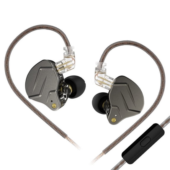 Dynamic In Ear Headphones Featuring Metal Construction Premium Sound Quality And Microphone Controls Option
