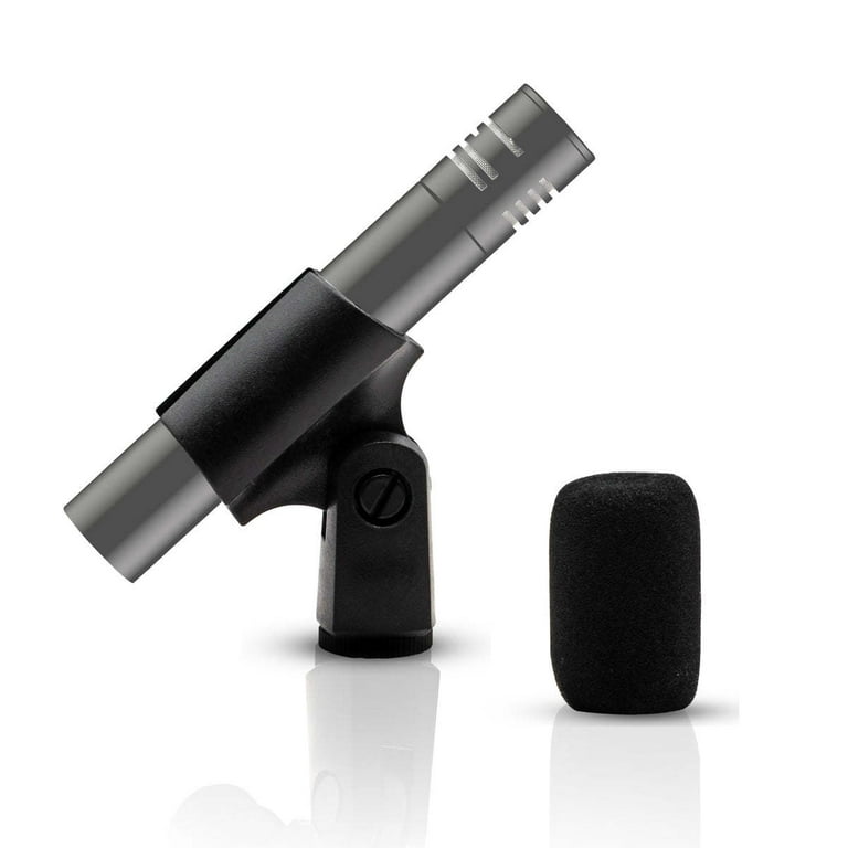 5Core Instrument Microphone Professional XLR Cardioid Pencil Stick Condenser Mic Grey 5Core Instrument Microphone Professional XLR Cardioid Pencil Stick Condenser Mic Grey