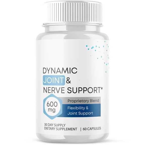 Dynamic Joint and Nerve Support Pills Advanced Formula Vitamin Supplement Support for Overall Wellness 60 Capsules