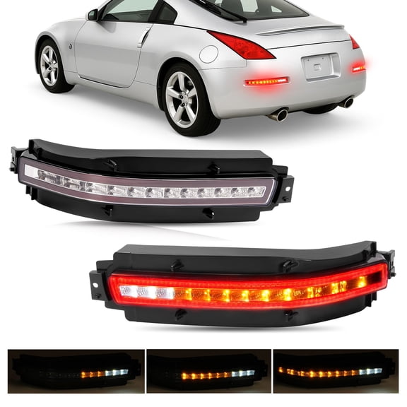 Dynamic LED Tail Light Turn Signal Brake Lamp For Nissan 350Z Z33 2003 04 05-09
