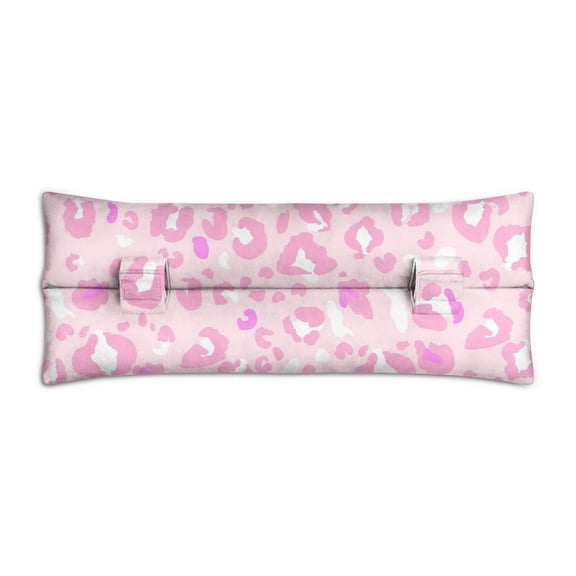 Dynamic Leopard Spots Post-Surgery Pillow - Comfortable Seatbelt Cushion for Breast Cancer Survivors & Chemo Treatment | Removable Cover for Easy Cleaning