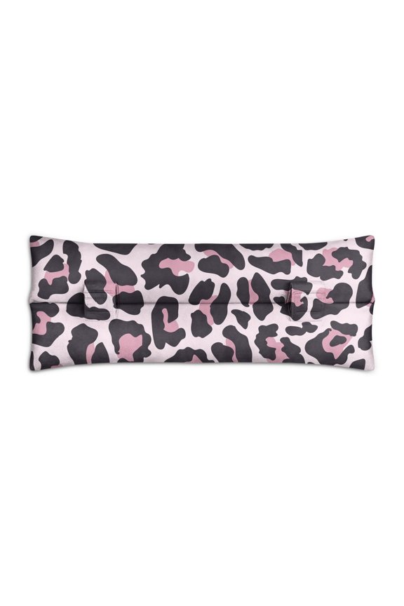 Dynamic Leopard Spots Post-Surgery Pillow - Comfortable Seatbelt Cushion for Breast Cancer Survivors & Chemo Treatment | Removable Cover for Easy Cleaning
