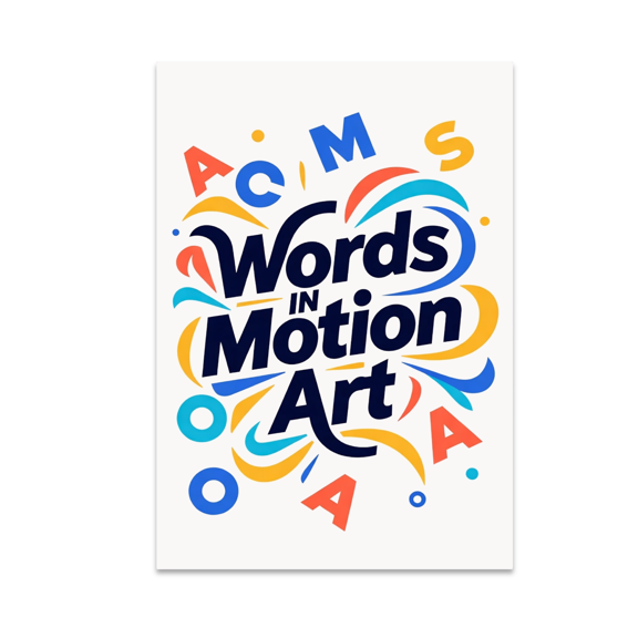 Dynamic Letters Wall Decor - Home Decor Enthusiast - 13x19 Poster Print