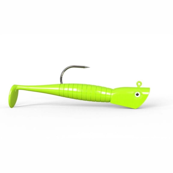 Dynamic Lures Micro Attack Soft Swim Jig - 1.5" (6 Pack) - Chartreuse