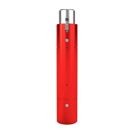 Dynamic Microphone Amplifier Microphone Preamplifier Plug and Play Low Noise Microphone Amplifier for Live Performances , red