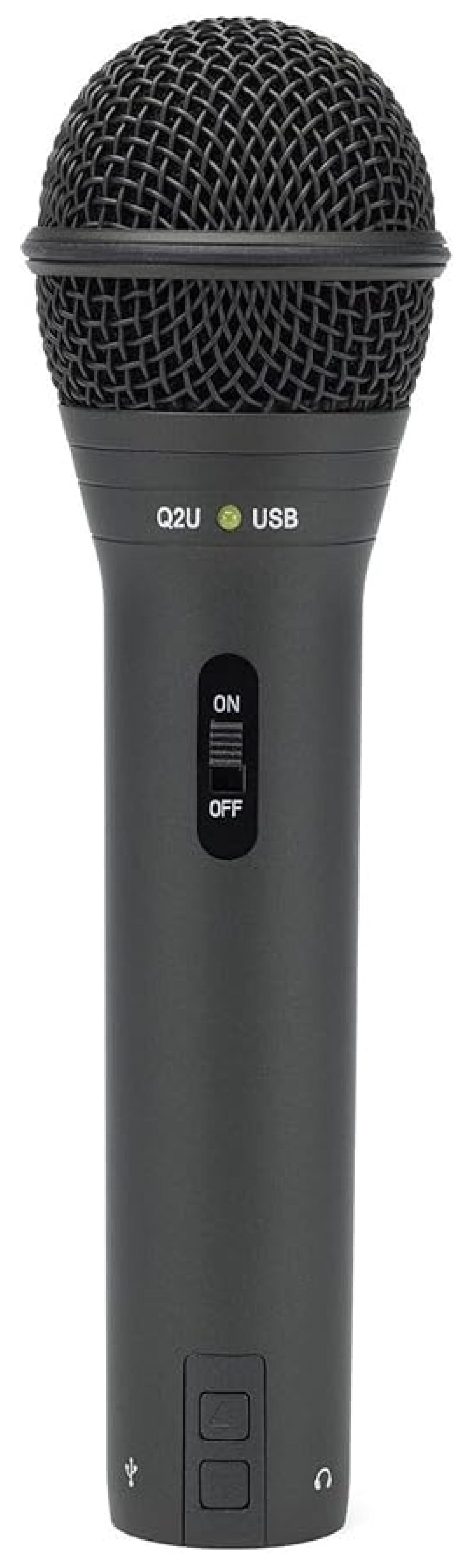 Dynamic Microphone XYX Q2U USB/XLR Recording Podcasting Pack Black