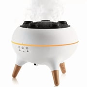 Dynamic Multi-Spray Jellyfish Aromatherapy Machine - Smart Desktop Flame Humidifier with Music & Colorful Lights for Relaxation and Wellness