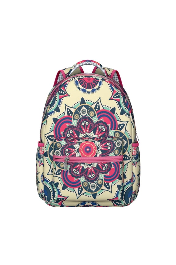 Dynamic Paisley Pattern Backpack – Premium Paisley Gift for College, Large Capacity School Bag with Organizer, Stylish Backpack for Daily Use