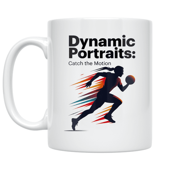 Dynamic Portraits Sports Photography Art - Athlete Enthusiast - 11 oz Ceramic Coffee Mug