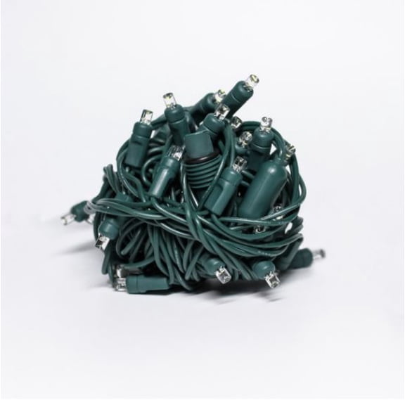 Dynamic RGBPW 5MM 50 Count 4" Spacing w/Green Cord