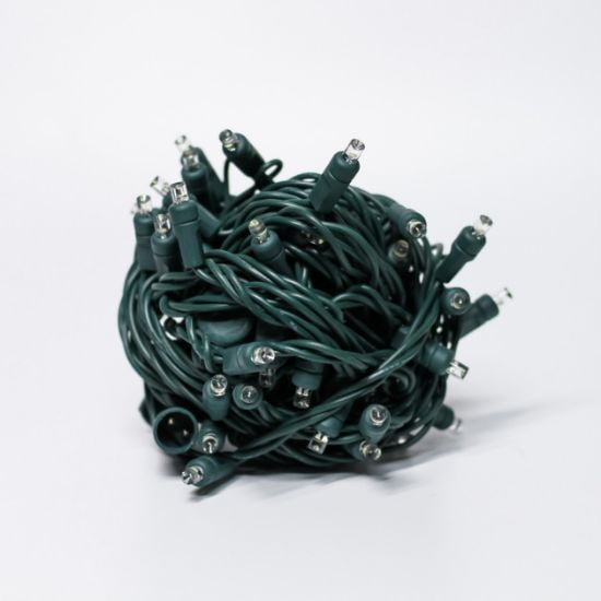Dynamic RGBPW 5MM 70 Count 4" Spacing w/Green Cord