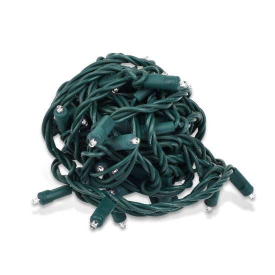 Dynamic RGBWW 3MM 50 Count 4" Spacing w/Green Cord