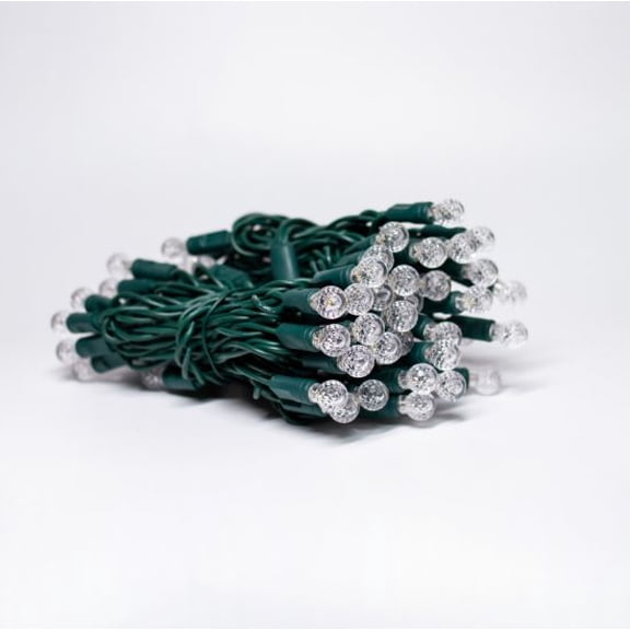 Dynamic RGBWW G12 Bulb 70 Count 4" Spacing w/Green Cord