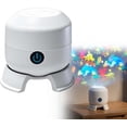 thumbnail image 1 of Dynamic Rotating LED Projector Light, 2026 Upgrade Rechargeable 360° Rotating Ocean Night Light Projector, Adjustable Brightness Ambient Lighting for Living Room Bedroom Office Ceiling, 1 of 5