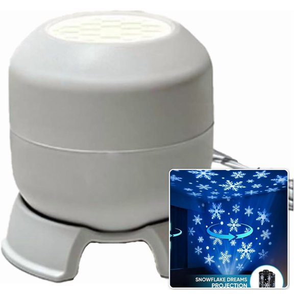 Dynamic Rotating LED Projector Light, 360° Rotating Night Light with Adjustable Brightness, Multi-Angle Ocean Projector Lamp for Bedroom & Holiday Decor